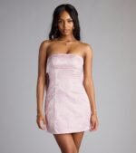 Jaimie Bow Lace-Up Mini Dress - Image 7