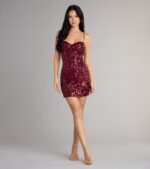 Lea Sequin Bodycon Mini Dress - Image 7