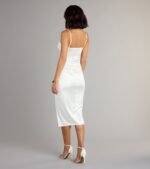 Melody Satin Slit Midi Formal Dress - Image 10