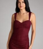 Savannah Glitter Cutout Midi Formal Dress - Image 11