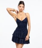 Georgina Bead Sequin A-Line Mini Dress - Image 3