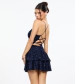 Georgina Bead Sequin A-Line Mini Dress - Image 4