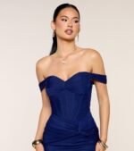 Kaia Off-Shoulder Corset Mini Dress - Image 3