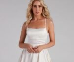 Sonya Satin Dress - Image 3
