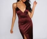 Kenzie Formal Lattice Midi Dress - Image 25