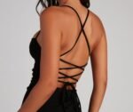 Henley Formal Lace-Up Midi Dress - Image 16