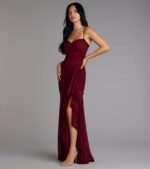 Sherrie Mesh Slit Mermaid Formal Dress - Image 8