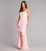 Sherrie Mesh Slit Mermaid Formal Dress - Image 4