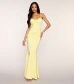 Caitlyn Strappy Open Back Formal Dress