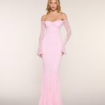 Elle Lace Off-The-Shoulder Formal Dress