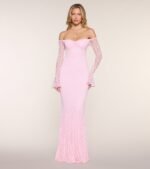 Elle Lace Off-The-Shoulder Formal Dress