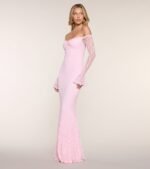 Elle Lace Off-The-Shoulder Formal Dress - Image 3