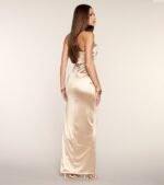 Adeline Satin Column Formal Dress - Image 6