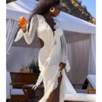 Caroline Lace Long Sleeve Formal Dress