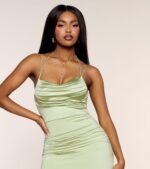 Leia Satin Mermaid Formal Dress - Image 4