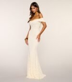 Juliette Off Shoulder Lace Formal Dress - Image 4