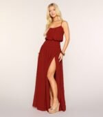 Brittnay Chiffon A-Line Formal Dress - Image 3