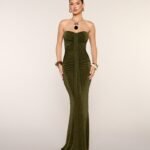Viviana Strapless Sash Mermaid Dress