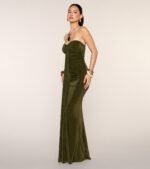 Viviana Strapless Sash Mermaid Dress - Image 3