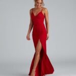 Evanna Formal Crepe Ruched Dress