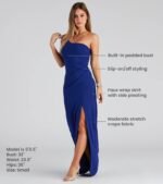 Iris One-Shoulder Crepe Dress - Image 18