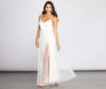 Haisley Formal Tulle And Satin Dress - Image 12