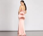 Nahla Formal Satin Mermaid Dress - Image 10