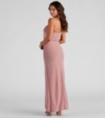 Iris One-Shoulder Crepe Dress - Image 20