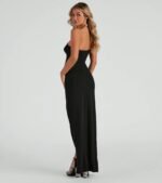 Joules Formal One-Shoulder Crepe Dress - Image 2