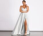 Juliet Formal High Slit Dress - Image 46