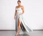 Juliet Formal High Slit Dress - Image 56