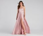 Juliet Formal High Slit Dress - Image 33