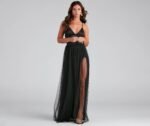 Haisley Formal Tulle And Satin Dress - Image 5
