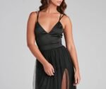Haisley Formal Tulle And Satin Dress - Image 6