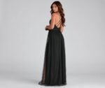 Haisley Formal Tulle And Satin Dress - Image 7