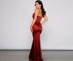 Nala Cowl Neck Satin Dress - Image 6