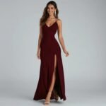 Chloe Lace-Up Back Formal Dress