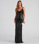 Lila Formal Open-Back Sequin Mermaid Dress - Image 11
