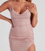 Celina Glitter Knit Mermaid Dress - Image 9