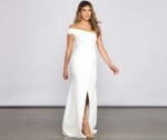 Susana Asymmetric Off-Shoulder Mermaid Dress - Image 12