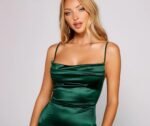 Nahla Formal Satin Mermaid Dress - Image 4