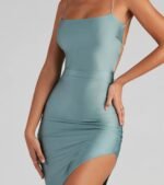Michelle High-Slit Formal Dress - Image 8