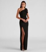 Star Formal One-Shoulder Mermaid Dress - Image 3