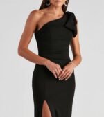 Star Formal One-Shoulder Mermaid Dress - Image 4