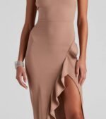 Tiffany Sleeveless High Slit Formal Dress - Image 10