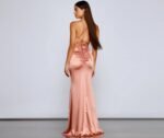 Bristol Formal Satin Lace-Up Dress - Image 15