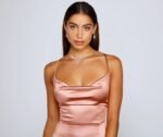Bristol Formal Satin Lace-Up Dress - Image 18