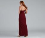 Iris One-Shoulder Crepe Dress - Image 11