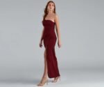 Iris One-Shoulder Crepe Dress - Image 12