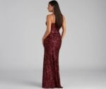 Lyla Formal One-Shoulder Sequin Dress - Image 11